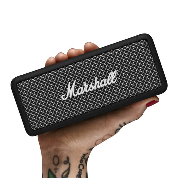 FlyFlise Marshall EMBERTON Wireless Bluetooth 5.0 Speaker IP67 Waterproof Type-C Charging Port Black Multi-directional Control