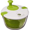thumbnail image 1 of Salad Spinner, High Quality BPA Free, Multipurpose Foldable, Non-skid Base for Stability, Smart Design, Transparent Design for Kitchen, Large 5L Green, 1 of 5