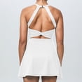 thumbnail image 3 of RXMEKW Robe Simulée Sans Manches Deux Pièces pour Femmes, Robe de Tennis et de Yoga Anti-Scandale à Col Rond, Robe Athlétique Décontractée Unie pour la Course et le Gym, 3 of 5