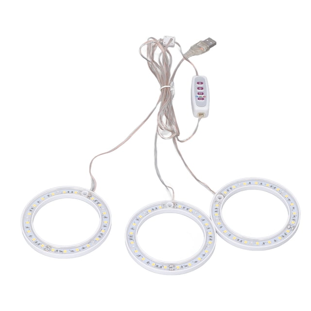Grow Light, Éclairage Anneau 2835 Puce LED pour Plantes Jardin Lumière Rouge Bleue