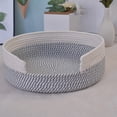 thumbnail image 4 of Jubipavy Cats And Dog Nests Small Pet Round Rope Nests Small House Easy To Clean Dog And Cats Nests In Summer Hand Woven, 4 of 6