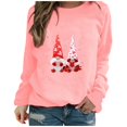 thumbnail image 2 of Meichang T-Shirts de la Saint-Valentin pour Femmes Imprimé Cœur Tee Tops Manches Longues Col Rond Pull de Vacances en Solde Cadeaux de la Saint-Valentin, 2 of 3