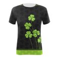 thumbnail image 4 of QIPOPIQ T-Shirts à Manches Courtes pour Femmes à Col Rond T-Shirts de la Saint-Patrick Hauts T-Shirt Shamrock T-Shirt Vert Tunique St Patricks Day T-Shirts Imprimés pour Dames Col Rond T-Shirts des Fêtes T-Shirts Graphiques Aubaines, 4 of 4