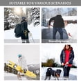 thumbnail image 4 of Cyiecw Bottes de Neige pour Hommes Femmes Botte d'Hiver avec Doublure Chaude Bottillons à la Cheville Antidérapants Imperméables Chaussure d'Extérieur Mode Couple Chaussures de Randonnée Légères Confortables Bottes de Randonnée, 4 of 6