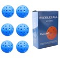 thumbnail image 3 of Thinsony 6 Pieces/Set Professional Pickleball Replacement 40 Holes Reusable Training Pickle Balls Assorted Kit Birthday Gift Blue, 3 of 9