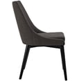 thumbnail image 2 of Modway Chaise de Salle à Manger Viscount, Chic Minimaliste, Brun, 2 of 4