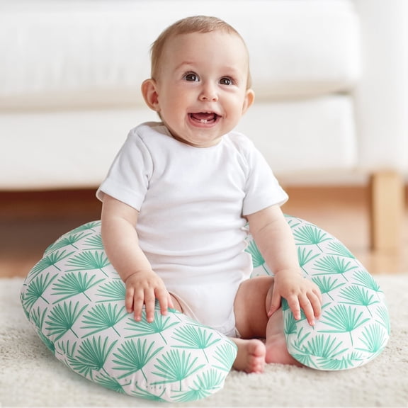 The Peanutshell Nursing Pillow for Breastfeeding, Boho Botanical