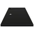 thumbnail image 2 of vidaXL Rectangular ABS Shower Base Tray Black 70x120 cm, 2 of 4