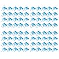 thumbnail image 1 of Binder Clips, Paper Clamps Hollow Tail Clips 19mm 80pcs Multi Use  For School Blue,Green,Rose Gold, 1 of 8