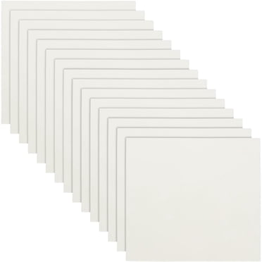 20 Pcs Panneau de Passe-Partout 7.9x7.9 Pouces Centre Papier Blanc Image Photo Cadre Passe-Partout Dossiers pour Cadre Cadre Photo Encadrement Dossiers