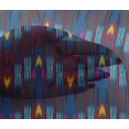thumbnail image 4 of oneOone Viscose Chiffon Fabric Stripe Ikat Decor Fabric Printed BTY 42 Inch Wide, 4 of 4