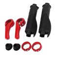 thumbnail image 3 of Poignées de Guidon de Vélo Design Ergonomique Antidérapant Confortable Durable Corne en Caoutchouc Rouge, 3 of 10