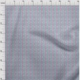 thumbnail image 3 of oneOone Viscose Jersey Fabric Leaves & Floral Block Printed Craft Fabric BTY 60 Inch Wide, 3 of 4