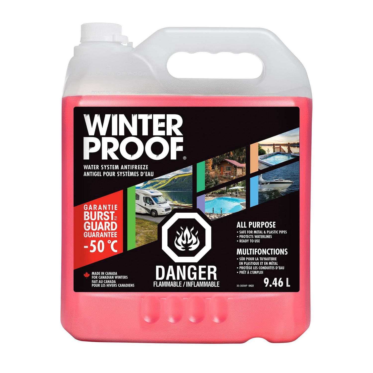 WinterProof™ - All Purpose Water System Antifreeze with BurstGuard™ Guarantee -50°C