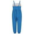 thumbnail image 5 of FAIWAD Kids Girls Summer Jumpsuits Spaghetti Strap Sleeveless Baggy Causal Rompers with Pockets, 5 of 5