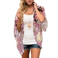 thumbnail image 1 of Cardigan à Manches Bouffantes Imprimé pour Femmes Kimono de Plage Ample, 1 of 6