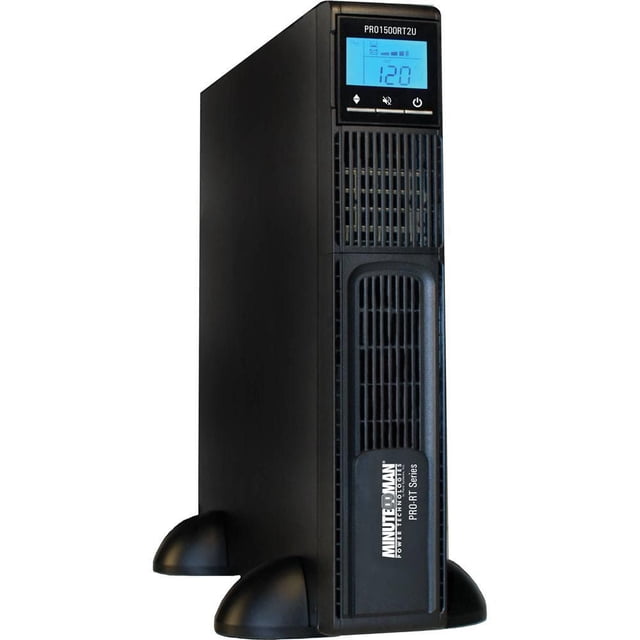 Minuteman PRO1500RT2U 1500VA 1050W Line-Interactive UPS, 8 Outlets, 120 Volts, 1 Unit