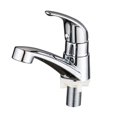 thumbnail image 1 of Single Cold Water Faucet Silver Bathroom Taps Single Handle Deck Mounted Basin Tap, 1 of 6