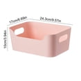 thumbnail image 3 of Czzoypi Boîte de Rangement en Plastique, Boîte Organisatrice de Cuisine à Spécifications Multiples, Contenant Réutilisable pour Collations pour Armoire Tiroir Garde-Manger Salon, Rose, 3 of 6