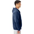 thumbnail image 2 of Jerzees Adult NuBlend Full Zip Hooded Sweatshirt, S, Royal, 2 of 7