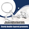 thumbnail image 1 of Becaristey Zinc Alloy Keychain For Bicycle Racers Creative And Fashionable Cycling Metal Keyring Sturdy Mountain bike, 1 of 6