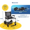 thumbnail image 4 of Journey Fauteuil Électrique Zoomer, Fauteuil Roulant Électrique Léger et Pliable Conforme TSA, 4 of 7