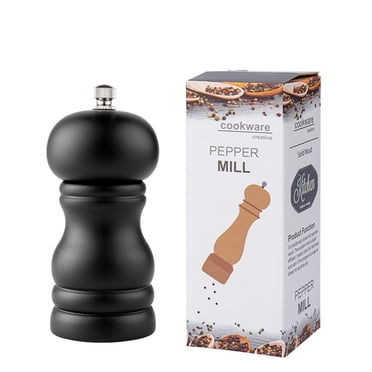 EGNMCR Solid Wood Pepper Powder Grinder Black Pepper And Sichuan Pepper Ground Manual Grinder Pepper mill