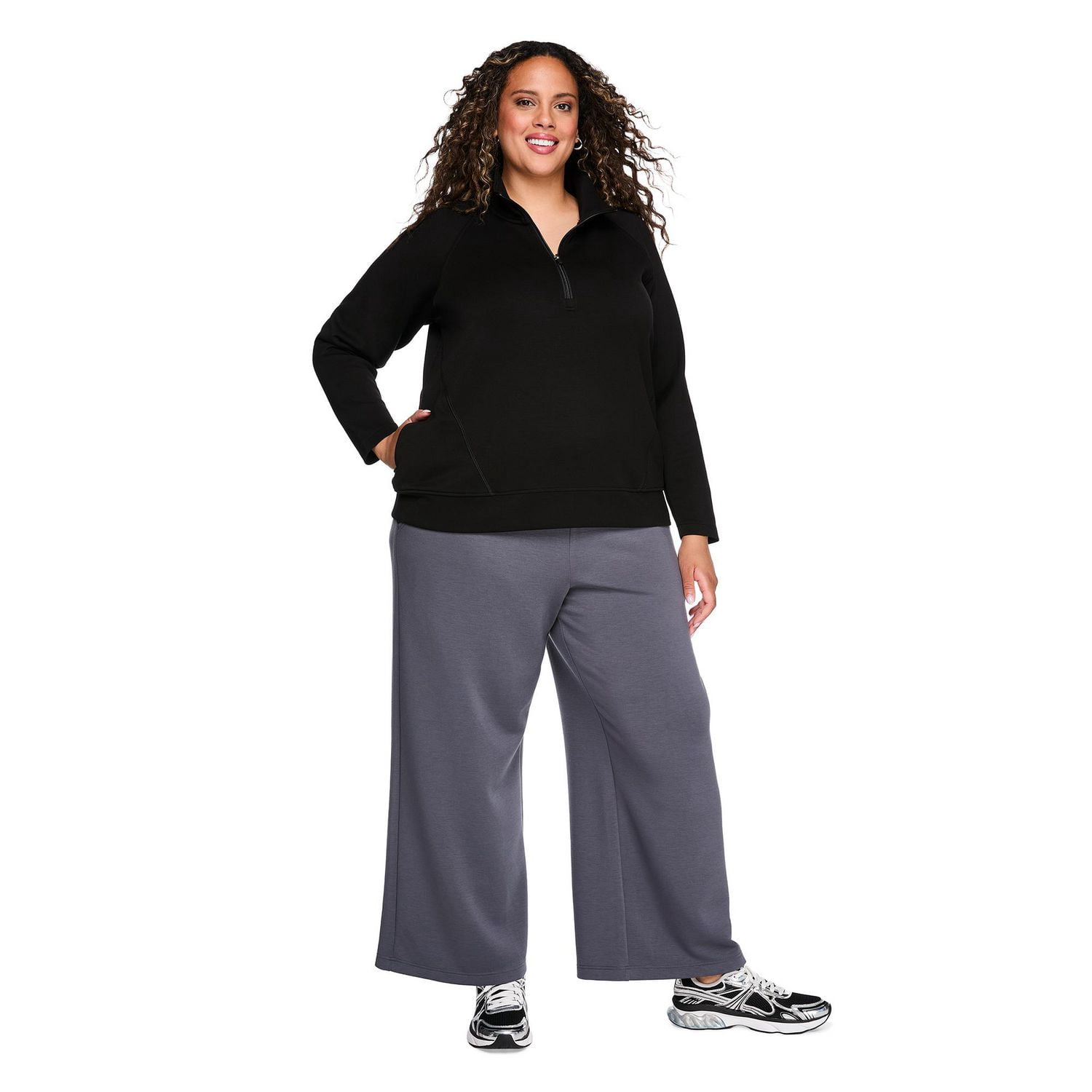 Lane Bryant Women's Plus Half Zip Pullover