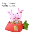 thumbnail image 3 of pitrice Decoration Animal Fashion Storage Box Decor Artificial Boxes Ornament Exquisite Accessory Bedroom Living Home Wall Red White, 3 of 6