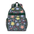 thumbnail image 1 of Bright Floral Blossom Student Backpack Adjustable Padded Straps and Chest Strap Lightweight Water-resistant Durable School Backpack for Student and Students, 1 of 6