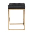 thumbnail image 2 of Tabouret de Bar Pipe en Noir et Or Set de 4, 2 of 4