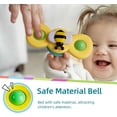 thumbnail image 4 of LivinVeluris Suction Cup Spinner Toys for Toddlers 1-3 - 3-Piece Sensory Learning Set with Vibrant Spinning Tops - Fun Bath, Highchair & Table Activities - Developmental Fine Motor Skills Toys, 4 of 11