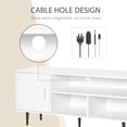 thumbnail image 4 of HOMCOM Modern TV Stand Cabinet w/ Storage Shelf, Cable Hole, Entertainment, 4 of 10