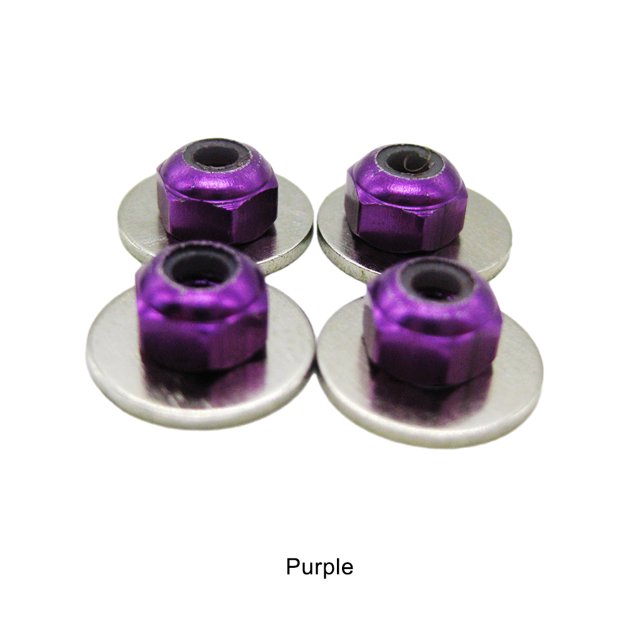 Ruiboury Écrou de Pneu M3 en Alliage d'Aluminium pour Performance Robuste et Durable Violet 1 Ensemble