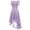 Purple, variant on LOVZFMLL Ladies Vintage Princess Floral Lace Cocktail Off Shoulder Party Wedding Dress Army Green M