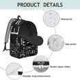 thumbnail image 5 of Scientific Formula School Backpack, Experiment Design, Biology Student School Bag, Science Classroom Travel Daypack, 5 of 5