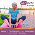 thumbnail image 2 of Wearever Culottes d'Incontinence pour Femmes Réutilisables, Contrôle Maximal de la Vessie, Culottes pour Soins Féminins, Lot de 3, 2 of 10