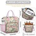 thumbnail image 3 of Botanical Garden Pattern Tote Bag - Large Insulated & Leakproof Cooler, Waterproof & Durable, 3 of 6