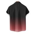 thumbnail image 3 of fatyb Button down Shirts for Men Short Sleeve Lightweight Beach Shirts Summer Gradient Collar Blouses, 3 of 4