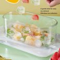 thumbnail image 4 of Ice Cube Tray Lid 2 Layer Ice Trays Freezer Ice Scoop Make 28 Square Cubes 26 Round Cubes, 4 of 7