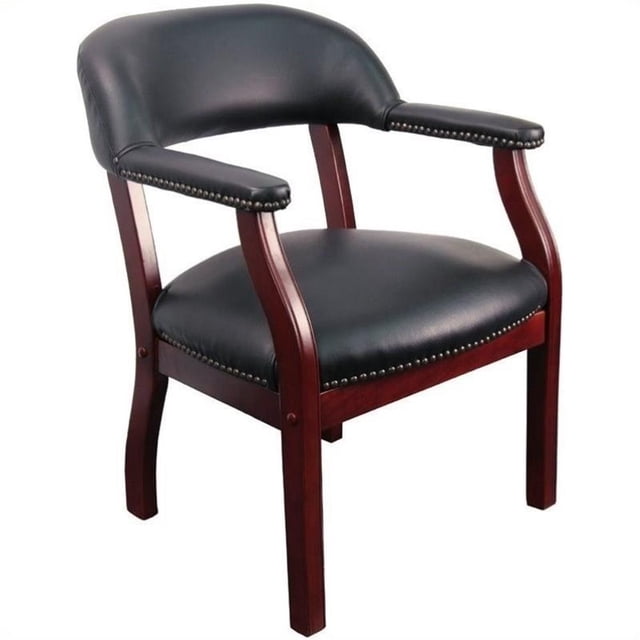 Scranton & Co Chaise de Conférence Luxueuse pour Invités en Noir