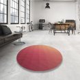 thumbnail image 4 of Ahgly Company Tapis d'Intérieur Lavables en Machine, Carrés Transitionnels Rouge Cramoisi, Carrés de 7', 4 of 7
