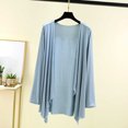 thumbnail image 1 of TopLLC Ensembles de Pyjama Ensembles de Détente pour Femmes, Vêtements de Nuit pour Femmes Blouse pour Femmes Uni Décontracté Mode Col Rond Manches Longues Régulières Hauts de Vêtements de Nuit Manches Longues Hauts de Pyjama, 1 of 3