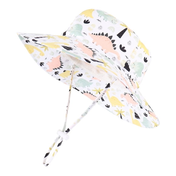 dmqupv Chapeau de Soleil pour Enfants Hat Baby UPF 50+ Chapeau Bob de Protection Solaire pour Tout-Petits Été Chapeaux de Plage pour Enfants Grand Bord pour Garçons Filles Rose, 1-2 Ans
