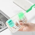 thumbnail image 3 of Brosse Éponge pour Bouteille Brosse pour Tétine Combinaison Brosse pour Bouteille Brosse Isolée pour Gobelet d'Eau, 3 of 5