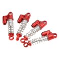 thumbnail image 3 of Amortisseur avant Arrière Résistant à l'Usure avant Amortisseur Arrière Haute Élasticité Ressort Réduire les Vibrations Alliage d'Aluminium pour 1/16 RC Voiture Rouge, 3 of 8