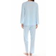 thumbnail image 3 of Shadowline 76283 Ensemble de Pyjama à Manches Longues Pétales pour Femmes (Vert d'Eau S), 3 of 3