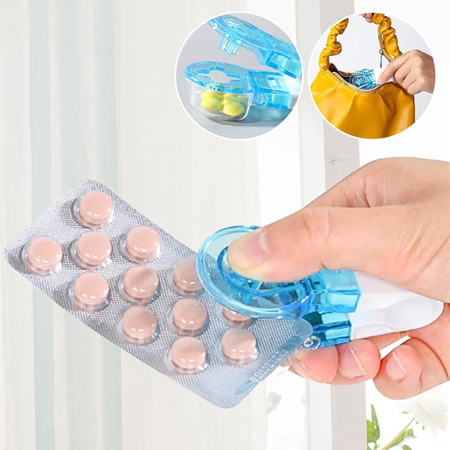 TopLLC Tools,Herramientas Portable Tablet Taker Tablet Dispenser Easy Tablet Dispenser Home Gadget Portable Small Tablet Dispenser For The Elderly Portable tablet Taker