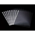 thumbnail image 4 of LNGOOR 100pcs Document Bags  11.89 X 9.17 Inches  11-Hole Plastic Protective Film  A4 Size, 4 of 6