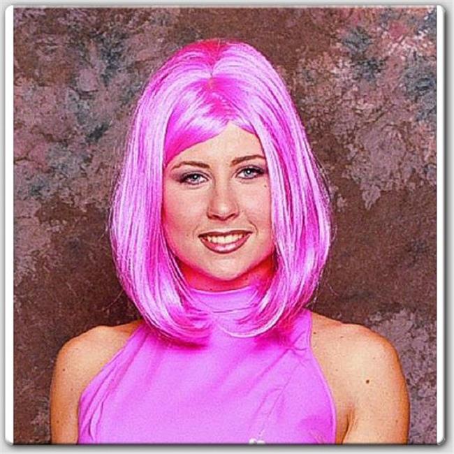 RG Costumes 60035 Peggy Sue Wig - Pink - Size Adult